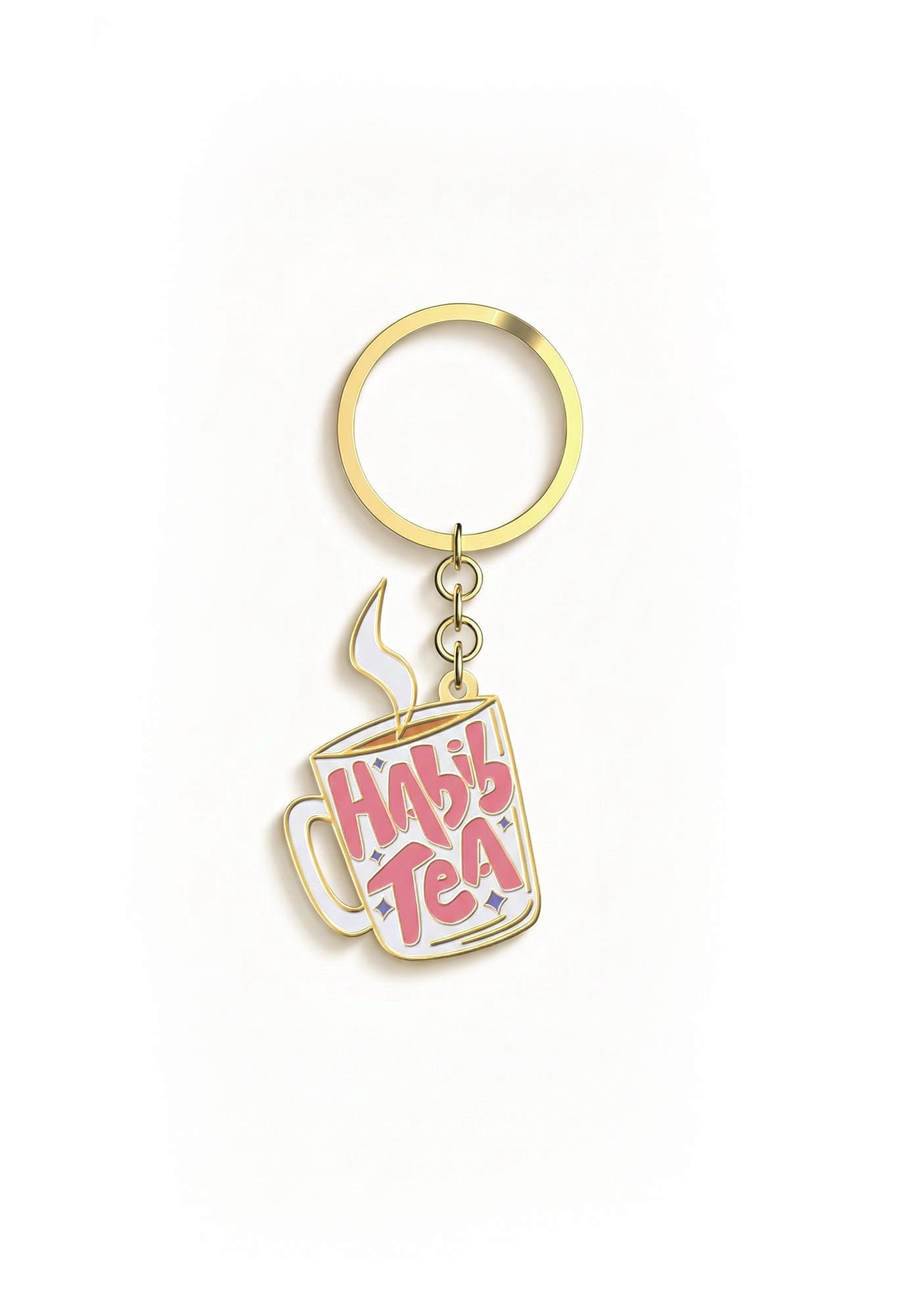 Sakinah Keyring, Habibtea design, detail view