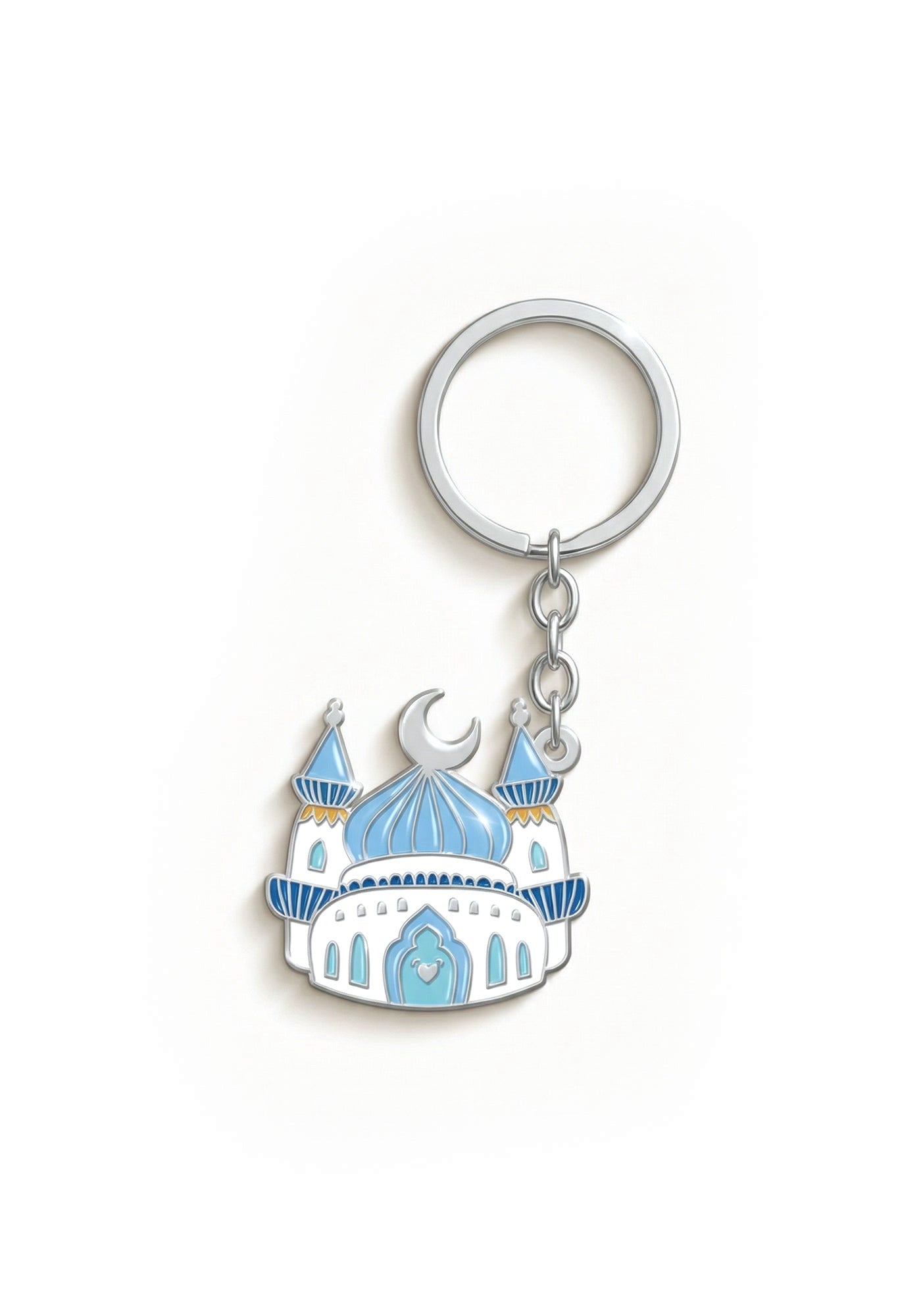 Sakinah Keyring, Mini Mosque design, detail view