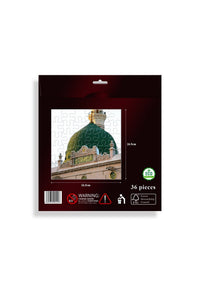 Sakinah Puzzle (36 Pieces), Green Dome of Prophet ﷺ design, detail view