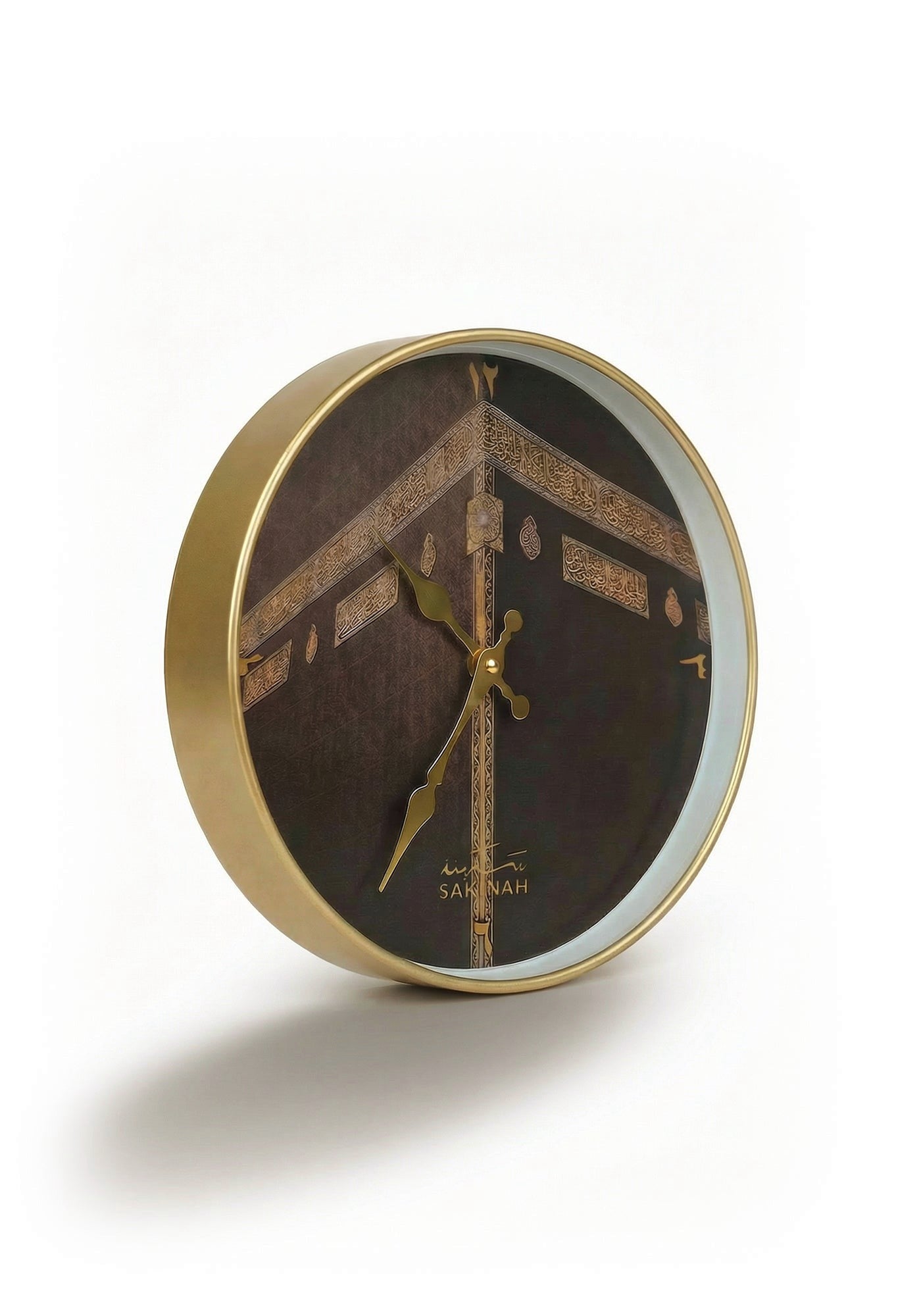 Sakinah Wall Clock, Makkah design, detail view
