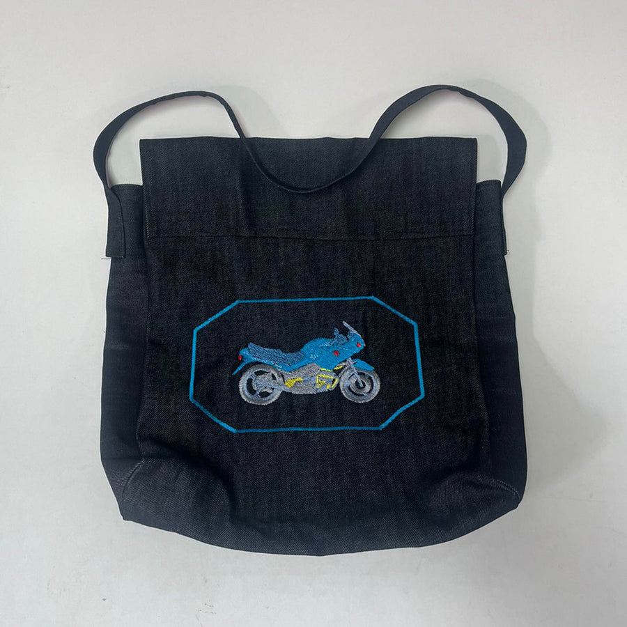 Denim Juzdaan Velcro No Pocket Large